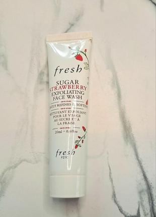 Гель для вмивання fresh sugar strawberry exfoliating face wash
