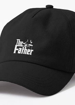 Кепка мужская с принтом отец the father для папы