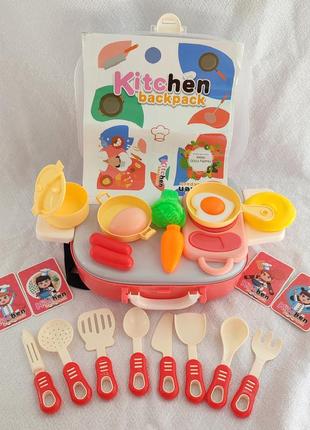 Набор посуды, детская кухня, набор детский, детская посуда, кухня для детей8 фото