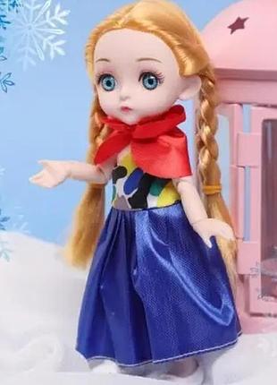 Кукла шарнирная bjd 16 см анна холодное сердце frozen