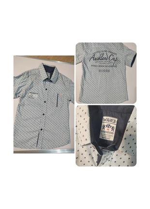 Крута якісна сорочка wanex, р.116 на 6-7 років