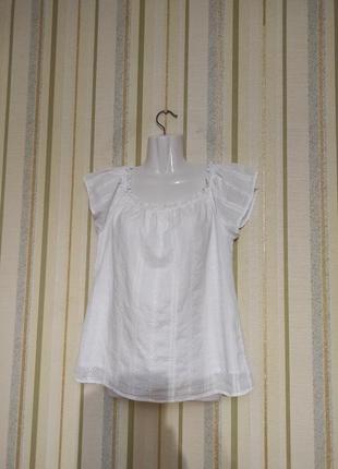 Летняя хлопковая футболка блуза блузка adiva