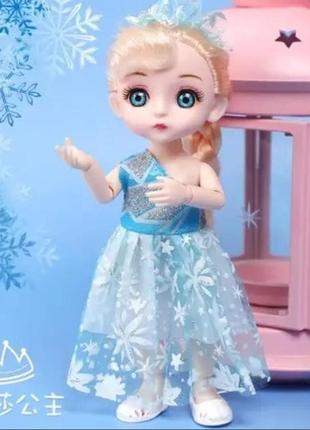 Кукла шарнирная bjd 16 см эльза холодное сердце frozen