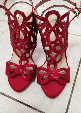 Червоні босоніжки lino marano