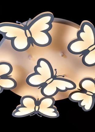 Люстра в детскую потолочная светодиодная diasha 8067/5+1 wh