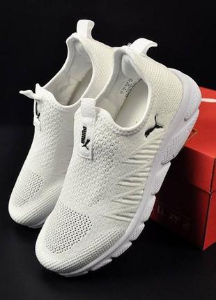 Кроссовки женские puma all white