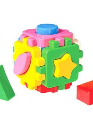 Іграшка куб "розумний малюк, міні" (сортер)