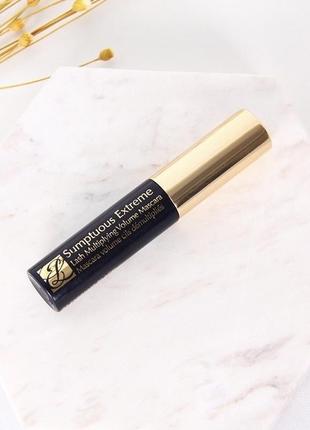 Туш з ефектом об’єму estее lauder  sumptuous extreme mini 2,8 мл