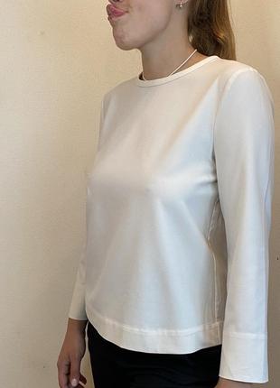Белая блуза от люксового бренда3 фото