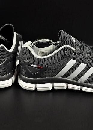 Кроссовки мужские adidas climachill girl gray & white6 фото