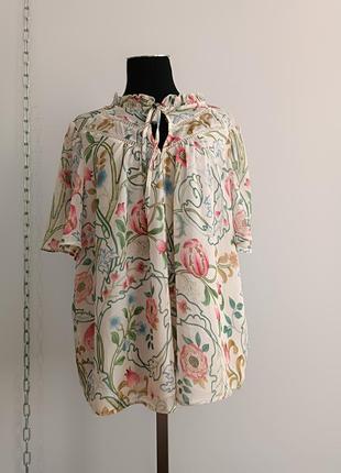 Полупрозрачная блуза next * williammorris ,16(xl)2 фото