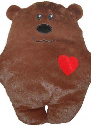Подушка "ведмедик із серцем"