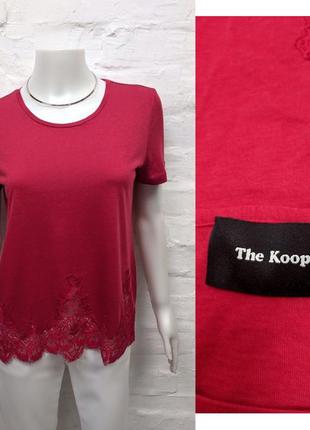 The kooples оригинальная футболка с кружевами