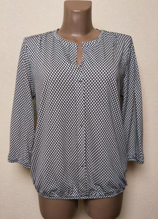Блуза горошек  Sun 68 appliqué-logo cotton polo American shirt /5194/