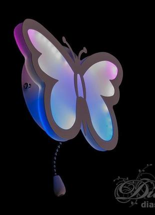 Бра с выключателем лед в детскую комнату diasha 8067/1wh rgb