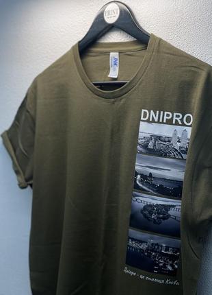 Патріотична футболка дніпро - це столиця києва1 фото