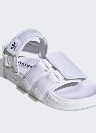 Новые оригинальные мужские сандалии White adidas new adilette sandal 4.0