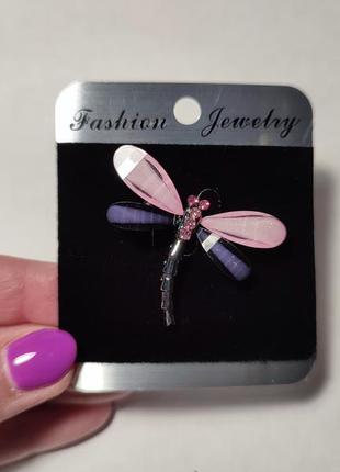 Брошь "стрекоза"