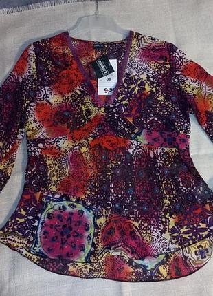 Летняя шифоновая блуза