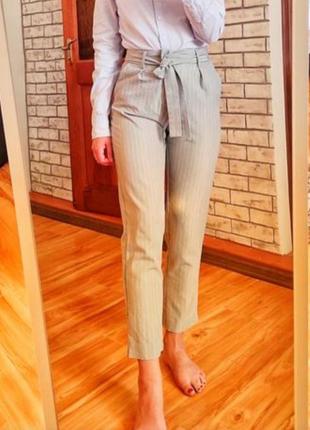 Брюки штаны свет серые
