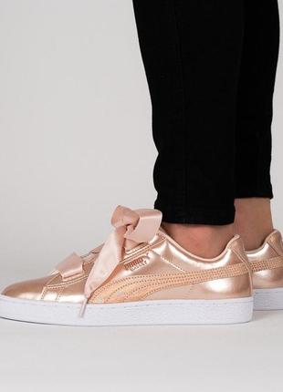 Кроссовки puma basket heart lunar lux2 фото