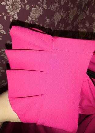 Сукня зара рожева фуксія нарядна жіноча7 фото