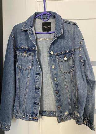 Джинсова куртка джинсовка zara