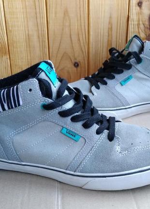 Шкіряні кросівки стильні кеди черевички vans lille оригінал