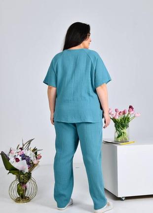 Женский муслиновый костюм 4 костюм