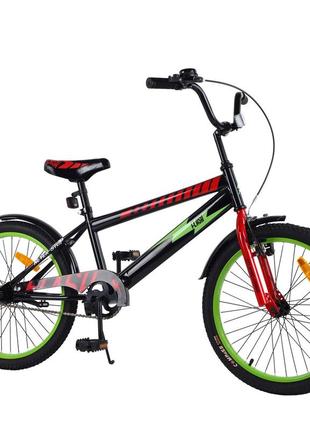 Велосипед flash на 20 дюймів, 22048 green/red