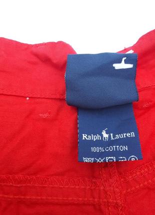 Мужские стильные шорты\бриджи\ralph lauren\р. xl-50-52\новые\красные5 фото