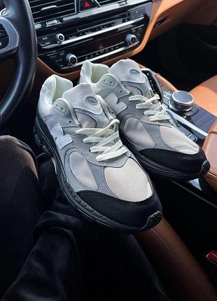 Мужские кроссовки new balance 2002r black grey / smb