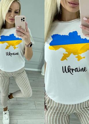 Патриотическая футболка женская