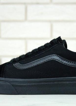 Замшеві, чорні кеди vans old skool , натуральна замша , накладений платіж8 фото