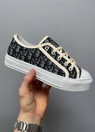 Кросівки жіночі walk’n’dior sneaker ‘grey’