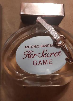 Туалетная вода antonio banderas her secret game 80 ml