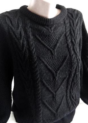 Гарний джемпер пуловер з орнаментомf&f1 фото