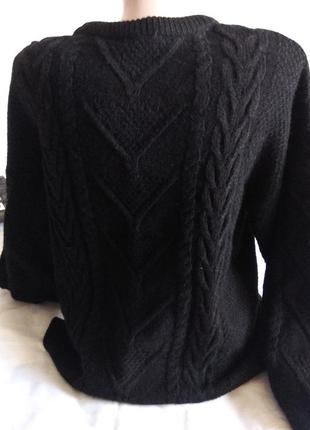 Гарний джемпер пуловер з орнаментомf&f5 фото