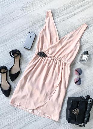 Персикове плаття zara