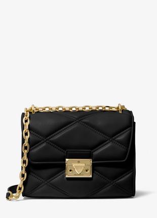 Michael kors serena small quilted faux leather crossbody bag