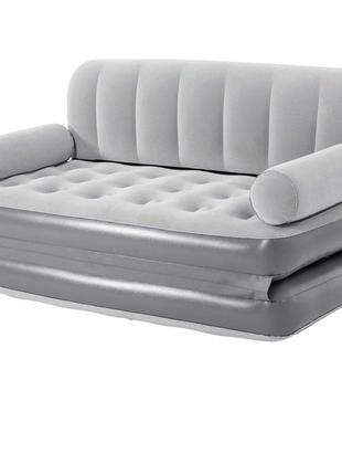 Top! надувной диван bestway 75079, 188х152х64 см, с встроенным насосом. диван трансформер 3 в 14 фото