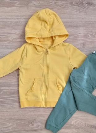 Костюм спортивный худи от george джоггеривод от lefties на рост 92-98 см