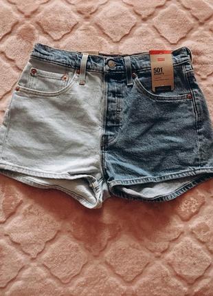 Джинсовые шорты levis2 фото