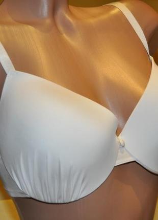 Бюстгальтер белоснежный бесшовные чашки   80с