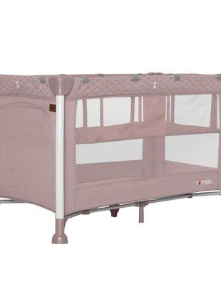Top! дитячий манеж ліжечко carrello polo+, складаний, сумка-переноска, два положення матраца, 125х65х74 см