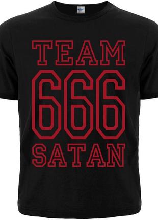 Футболка team satan - 666 (red), размер l