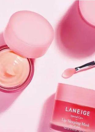 Маска для губ (ягоды) laneige lip sleeping mask berry 20g3 фото