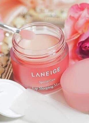 Маска для губ (ягоды) laneige lip sleeping mask berry 20g1 фото