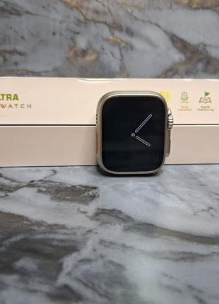 Cмарт-часы smart watch x8 ultra 49mm электронные с магнитной зарядкой и микрофоном. оранжевый2 фото