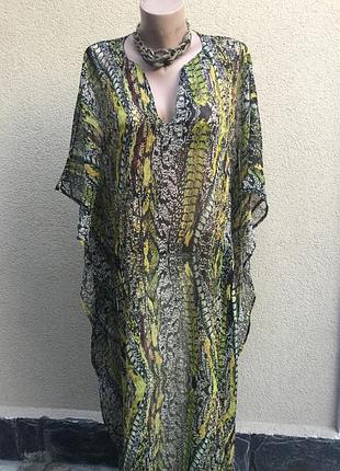 Пляжное платье-пончо,вышивка золото пайетки,вискоза,люкс бренд,этно,бохо,восточный стиль